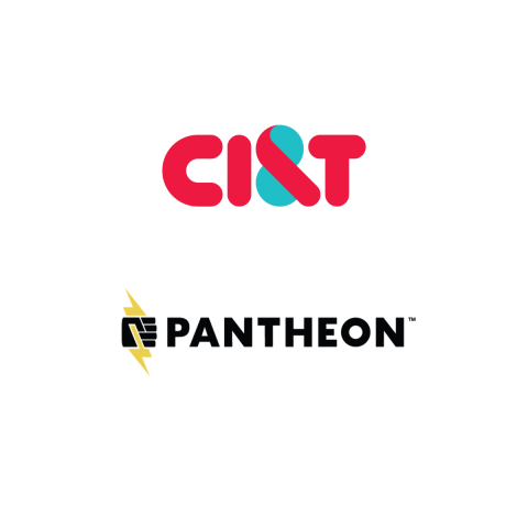 CI&T and Pantheon logos