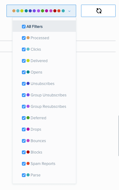SendGrid email search options
