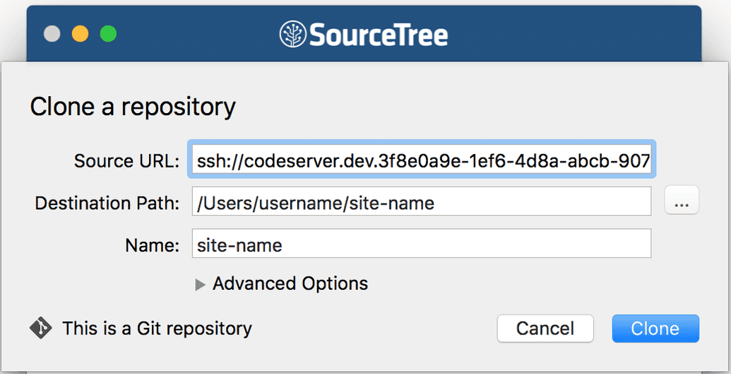 SourceTree git Configuration