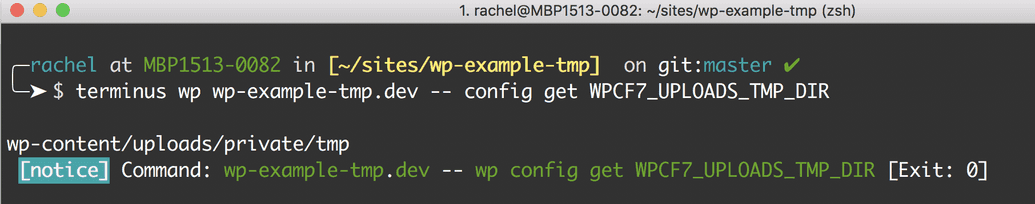 config get wpcf7 uploads tmp dir filesystem