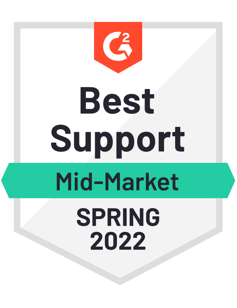 G2 badge Spring 2022 badge