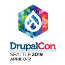 Logo for DrupalCon 2019 in Seattle