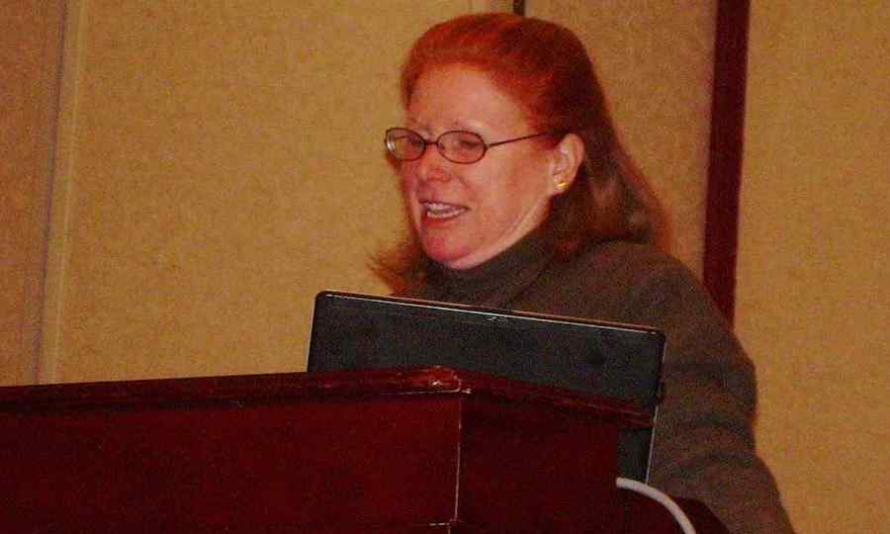 Adele Goldberg speaking at PyCon in 2007,