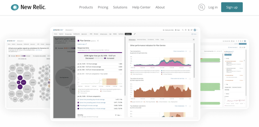 New Relic Website