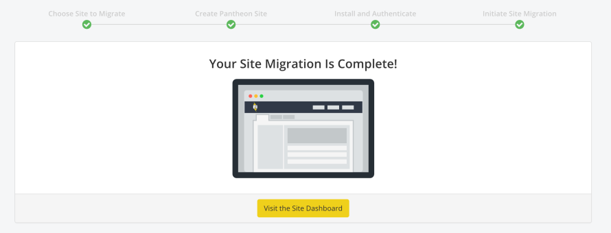 Successful Site Migration is Complete 