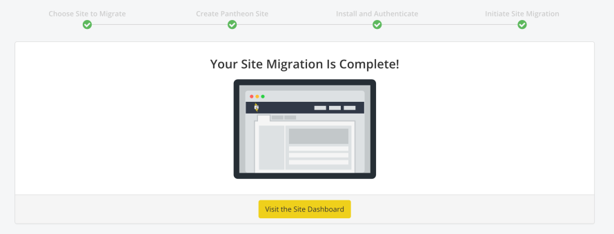 Successful Site Migration is Complete