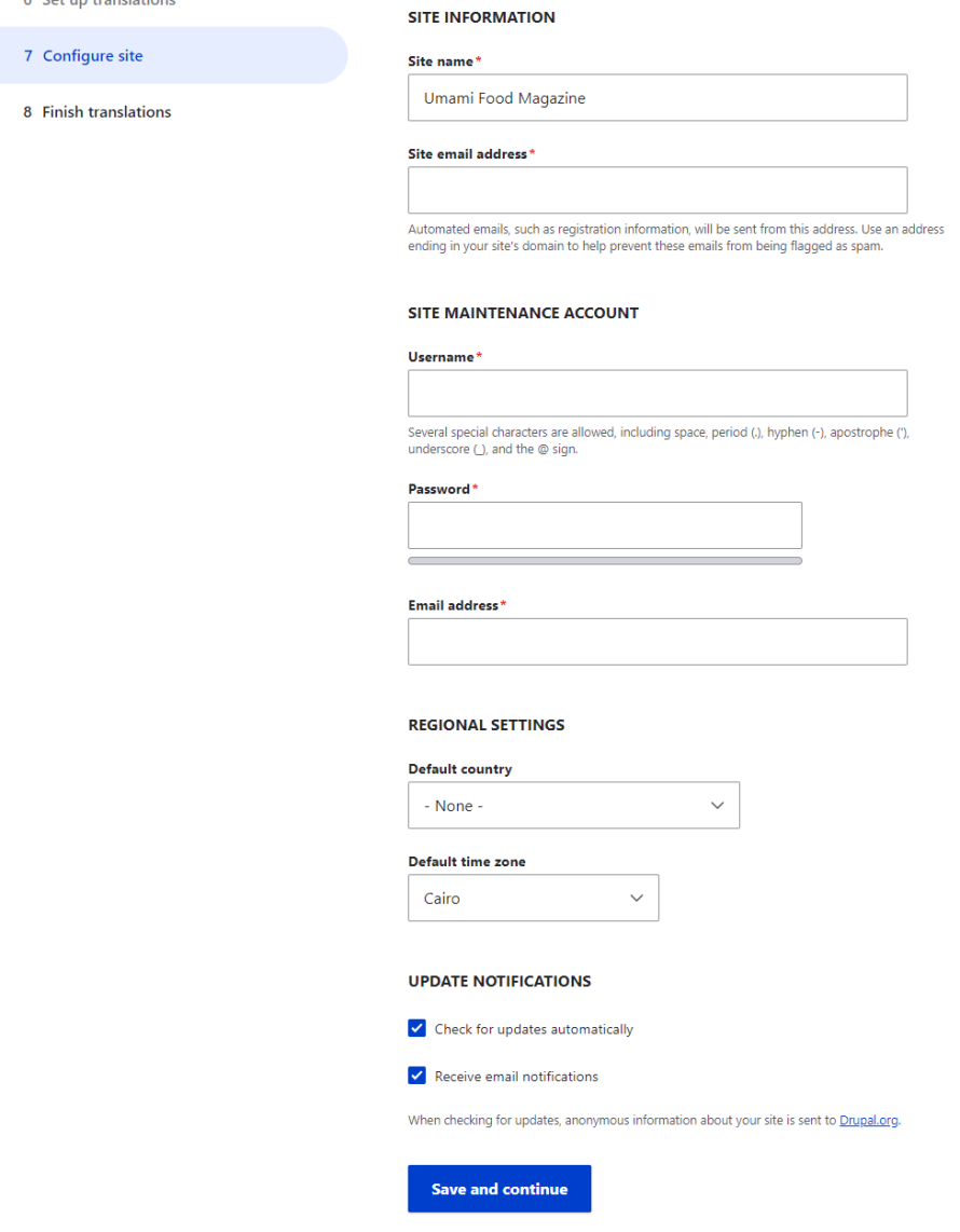 A screenshot of Pantheon's dashboard highlighting how to configure the Umami demo site. 