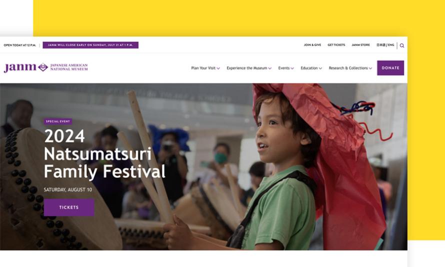 Japanese American National Museum homepage