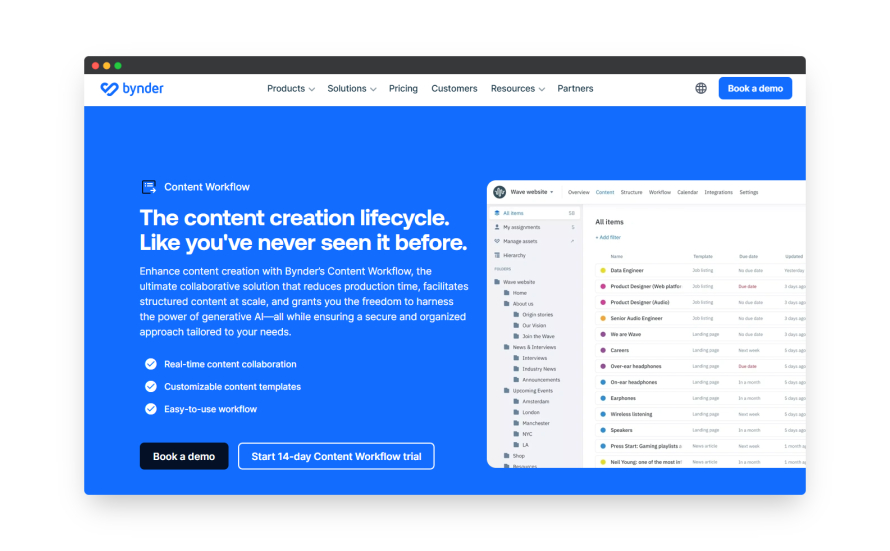 Content Workflow by Bynder