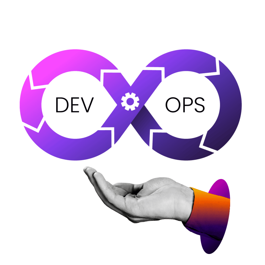 A collage showing DevOps as an infinity symbol.