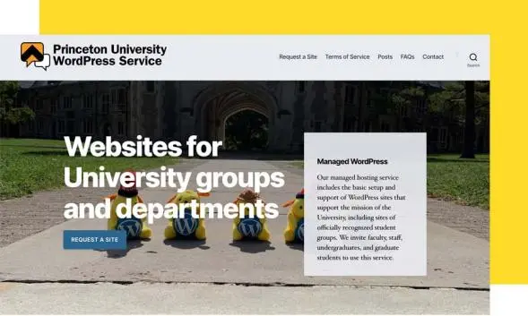 Princeton University on Pantheon.