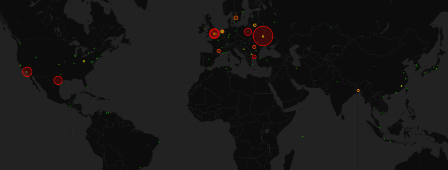 Map of Drupalgeddon exploits