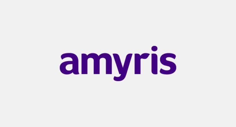 Amyris Logo on Grey Background
