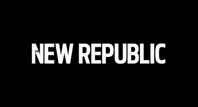The New Republic Logo on Black Background