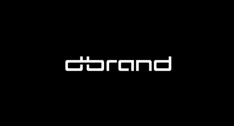 dbrand logo on black background