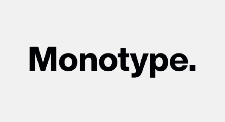 Monotype logo on white