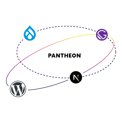 Pantheon supports NextJS and Gatsby alongside WordPress and Drupal