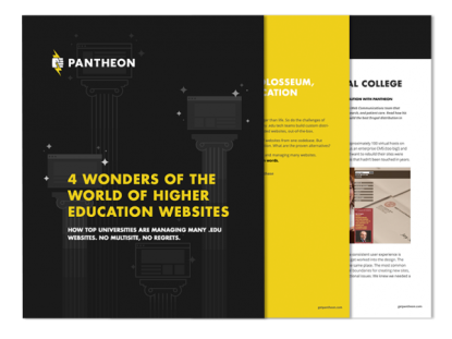 The world of higher education websites - ebook thumbnail