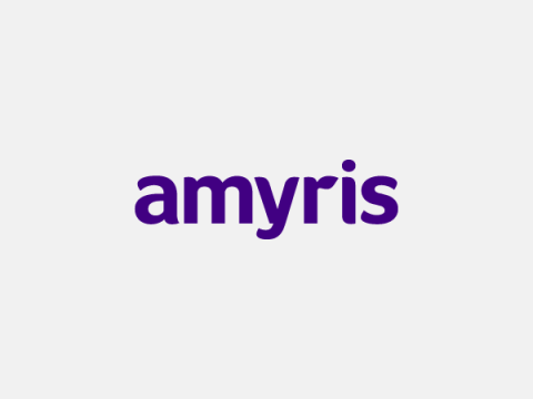 Amyris Logo on Grey Background