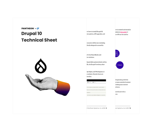 Drupal 10 Technical Sheet image