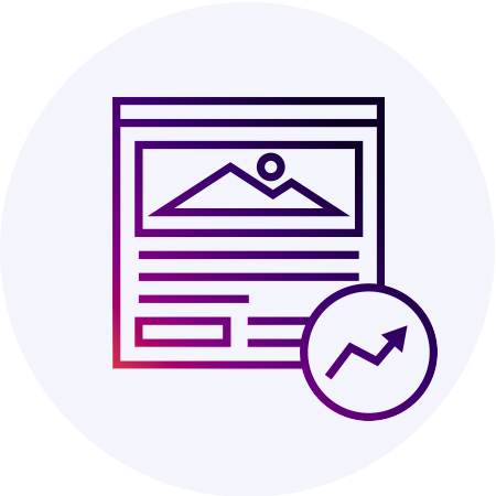 Datasheet icon in circle