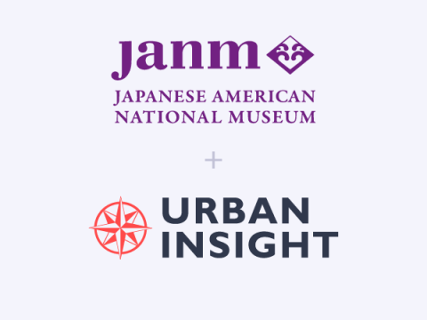 Japanese American National Museum and Urban Insight logos on white