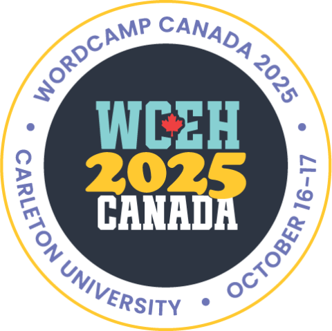 wordcamp canada 2025 badge