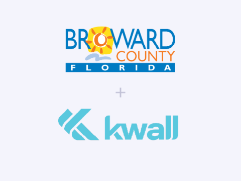 Broward County and KWALL logos on white