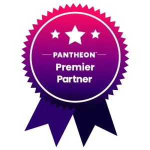 Pantheon Partner Level 3 badge
