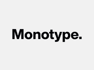 Monotype logo on white