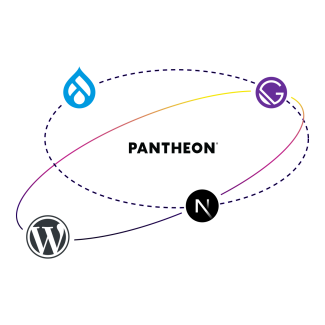 Pantheon supports NextJS and Gatsby alongside WordPress and Drupal
