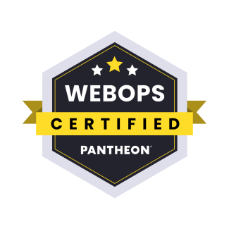 Pantheon WebOps Certification Badge