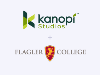 Kanopi Studios and Flagler College logos on white