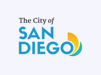 The City of San Diego logo on white background