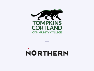 Tompkins Cortland Community College logo on white