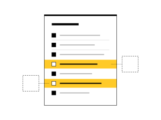 Illustration of checklist